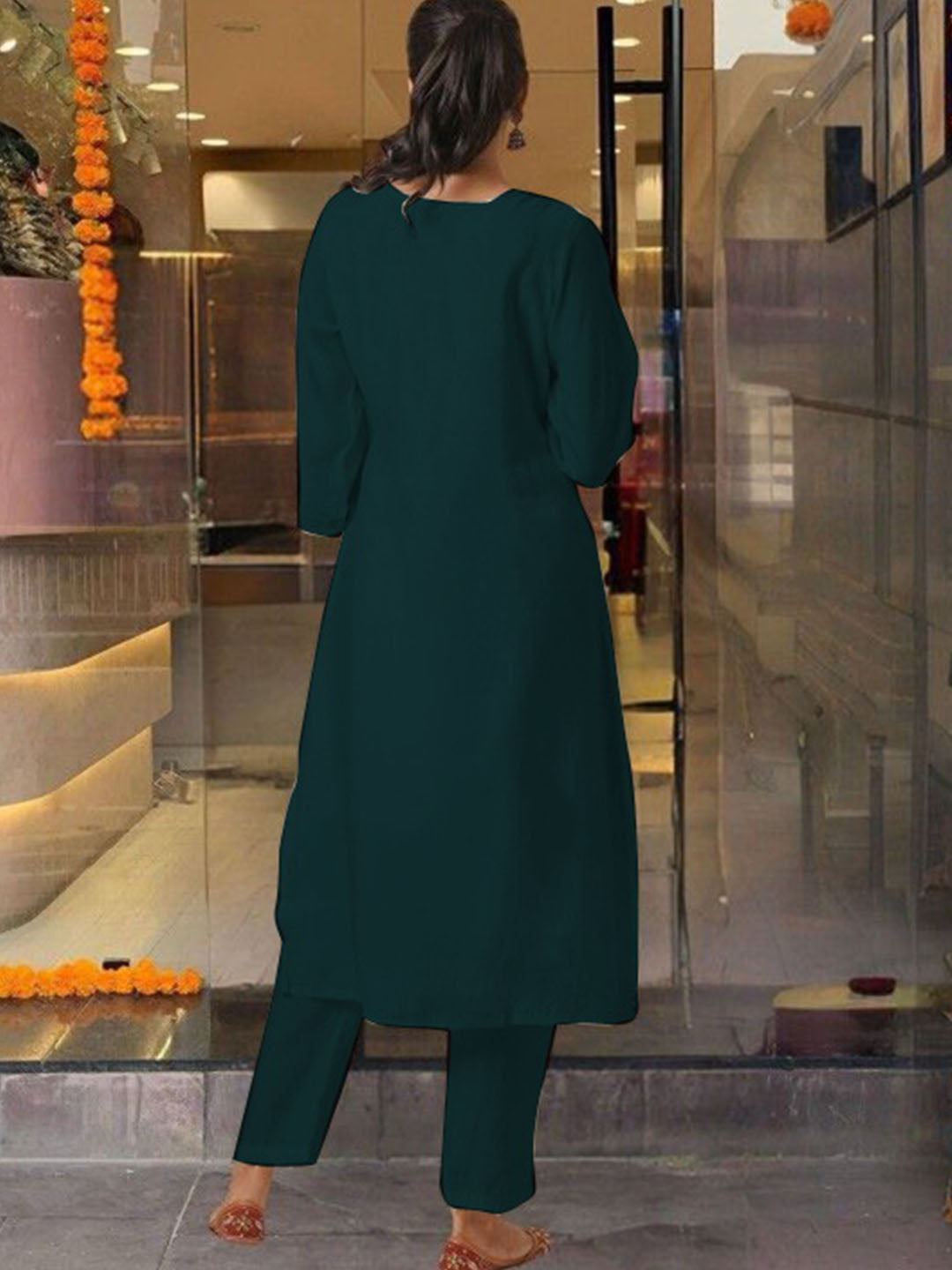 Premium Roman Silk Embroidery Suit for Women with Stylish Jacquard Dupatta